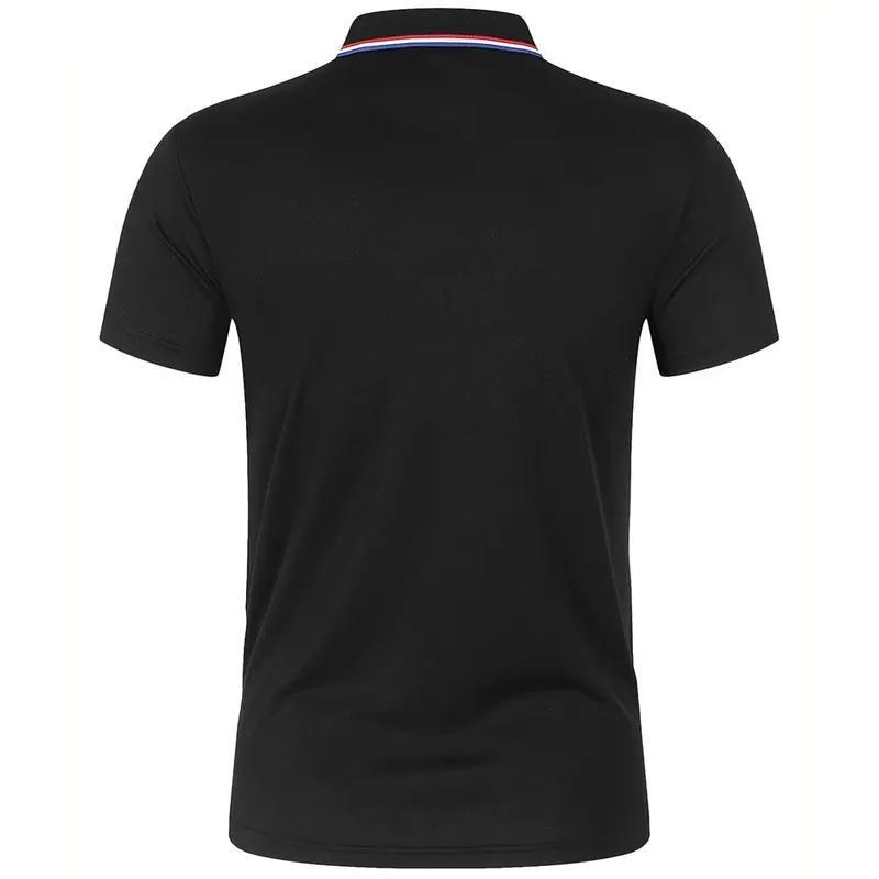 Men' Breathable Comfortable Polo Shirt Solid Color Short Sleeve T-Shirt