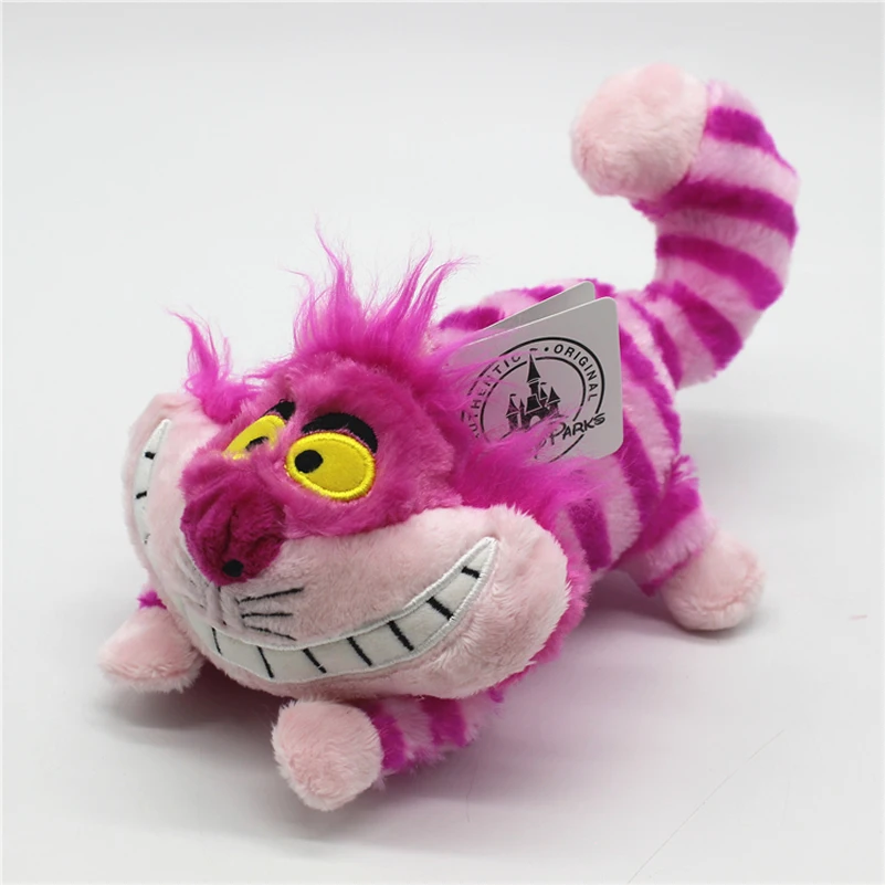 Disney 20cm Alice's Adventures in Wonderland Cat Stuffed Animal Plush Toy Soft Doll for Children Kids Girls Gift