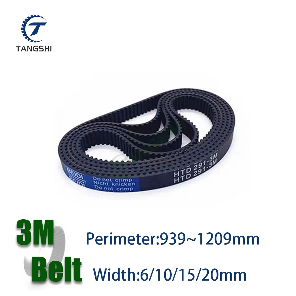 

HTD-3M Timing Belt Width6~20mm Length 939/945/954/957/960/966/1002/1014/1026/1029/1068/1071/1098/1104/1119/1125/1140/1170~1209mm