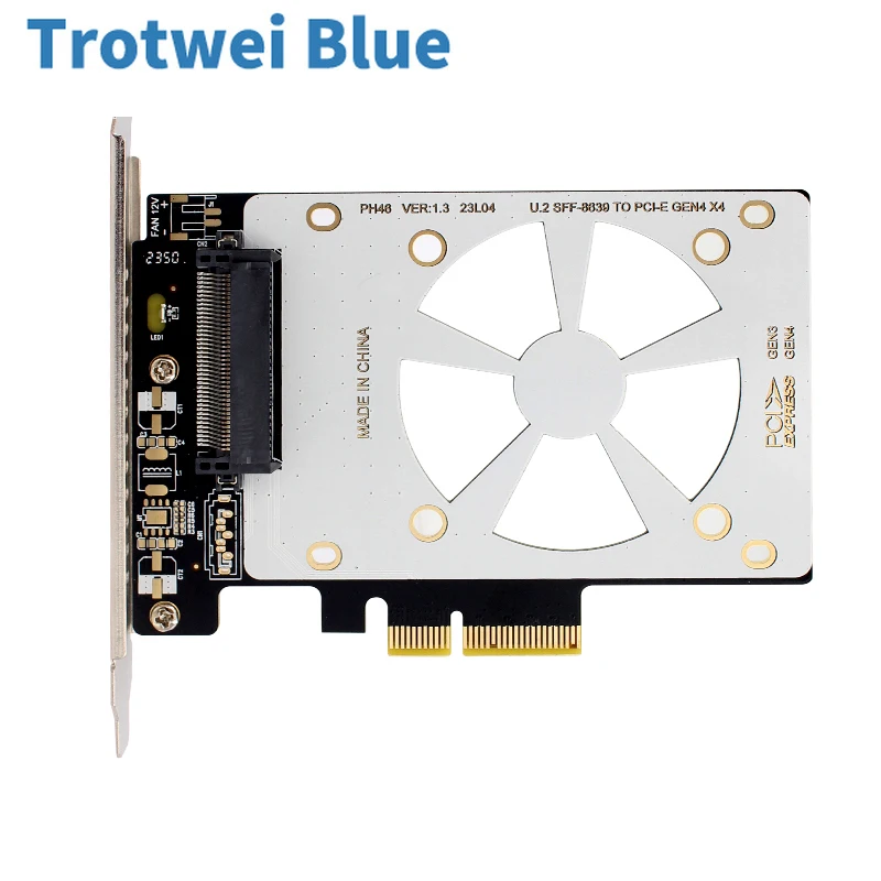 U.2 to PCIE Adapter For 750 2.5" NVMe PCIE U2 SSD SATA SSD