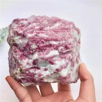 Natural Pink Tourmaline Crystal Mineral Irregular Rough Stone Specimen Rock Rare Original Reiki Chakra Home Room Decortion 1