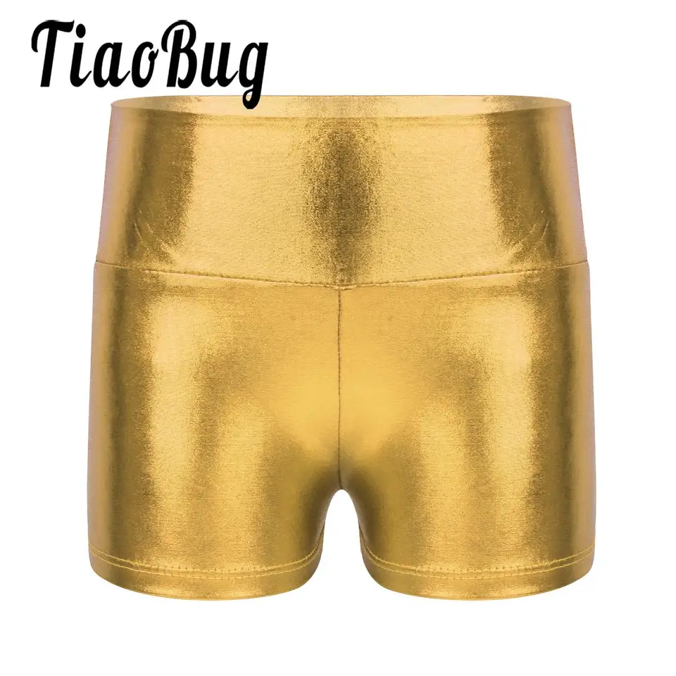 Pantaloni Da Ballo Metallizzati Per Bambine - Lucidi Per Spettacoli E Danza - Foto 13