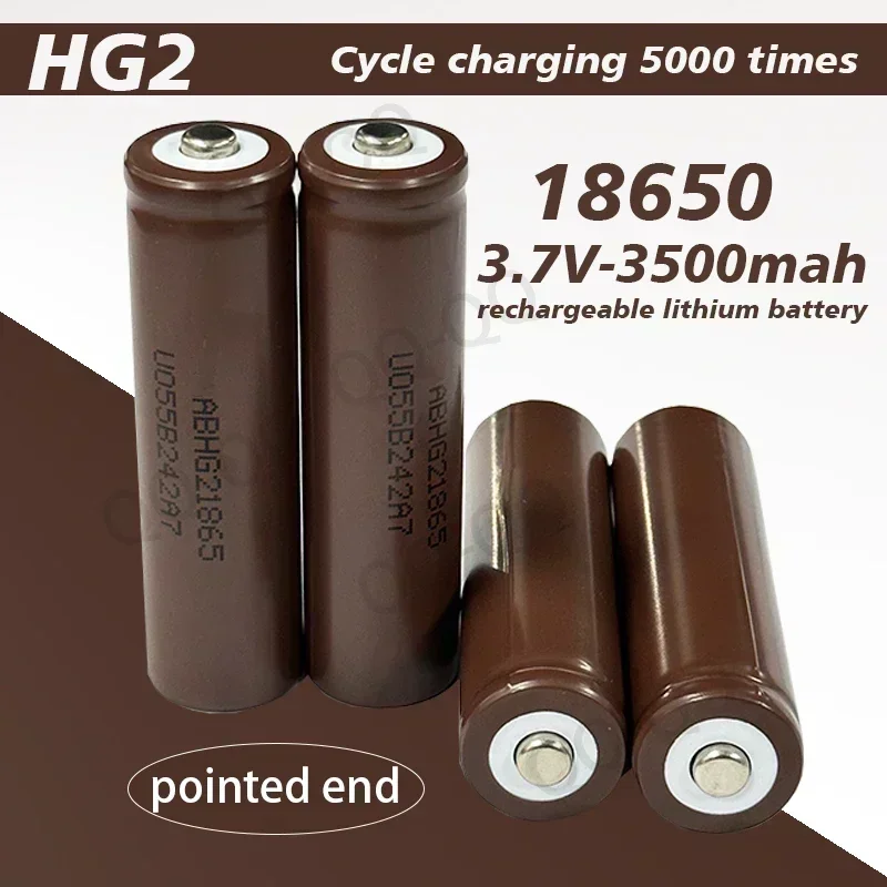 

Rechargeable Battery Factory 2023NEW Best-selling 18650 Battery Lithium-ion Tip HG2 3.7V 3000MAH Suitable for Microcomputers