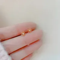 Multiple Style Earrings For Women Mini Zircon Candy Sweet Stud Ear Girls Flower Hypoallergenic Piercing Jewelry Fashion Gifts - Image 5