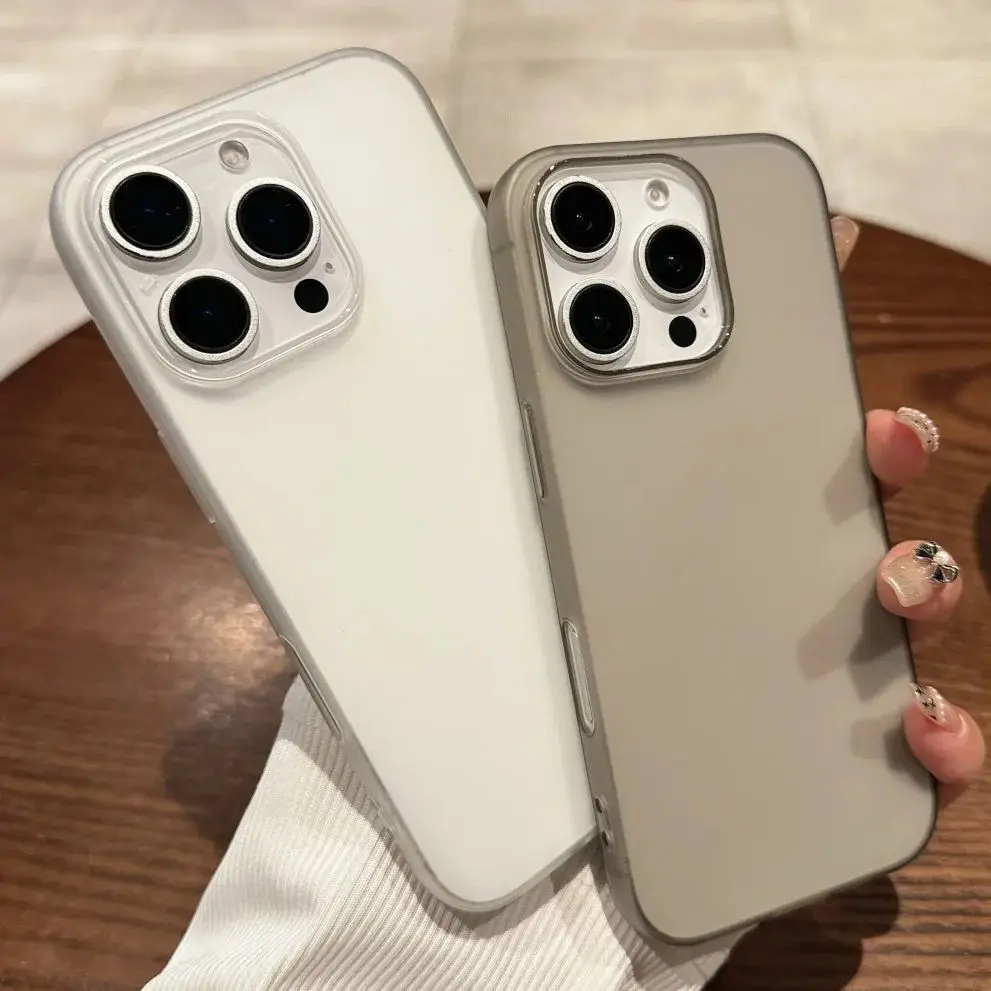 Ultra Thin Matte Translucent Soft TPU Case - Slim Frosted Clear Solid Color Cover