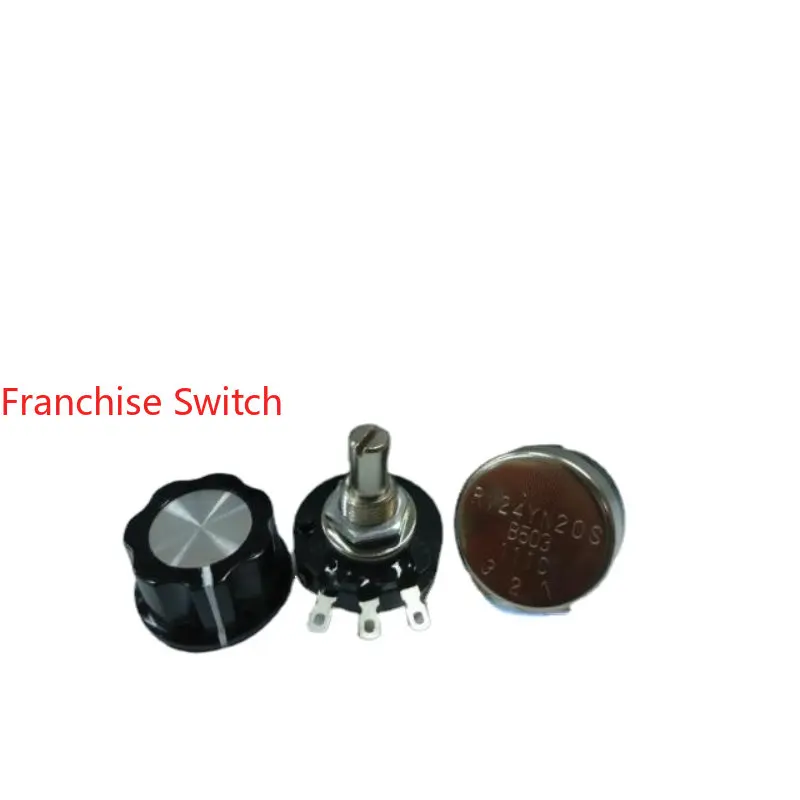 5PCS Original Potentiometer Series RV24YN-1K, 2K, 5K, 10K, 50K, 100k With Cap
