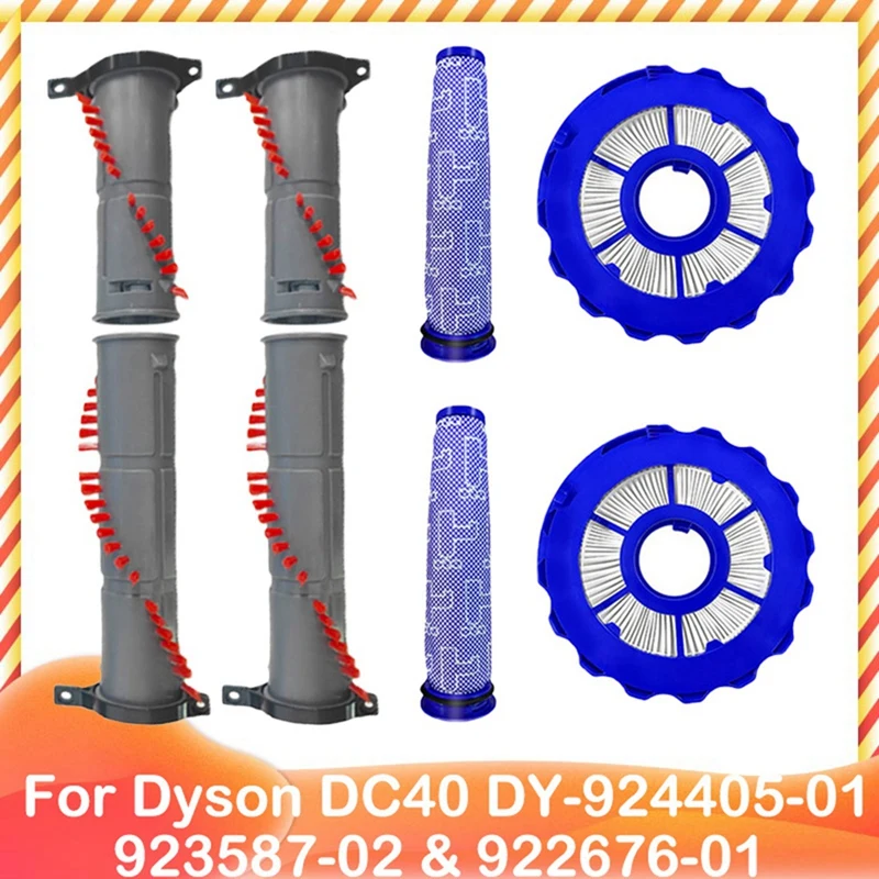 Dc40 Parti Del Filtro A Spazzola A Rullo Per Dyson Dc40 Multi Floor Animal,Light/Slim Ball Animal 923587-02 E 922676-01