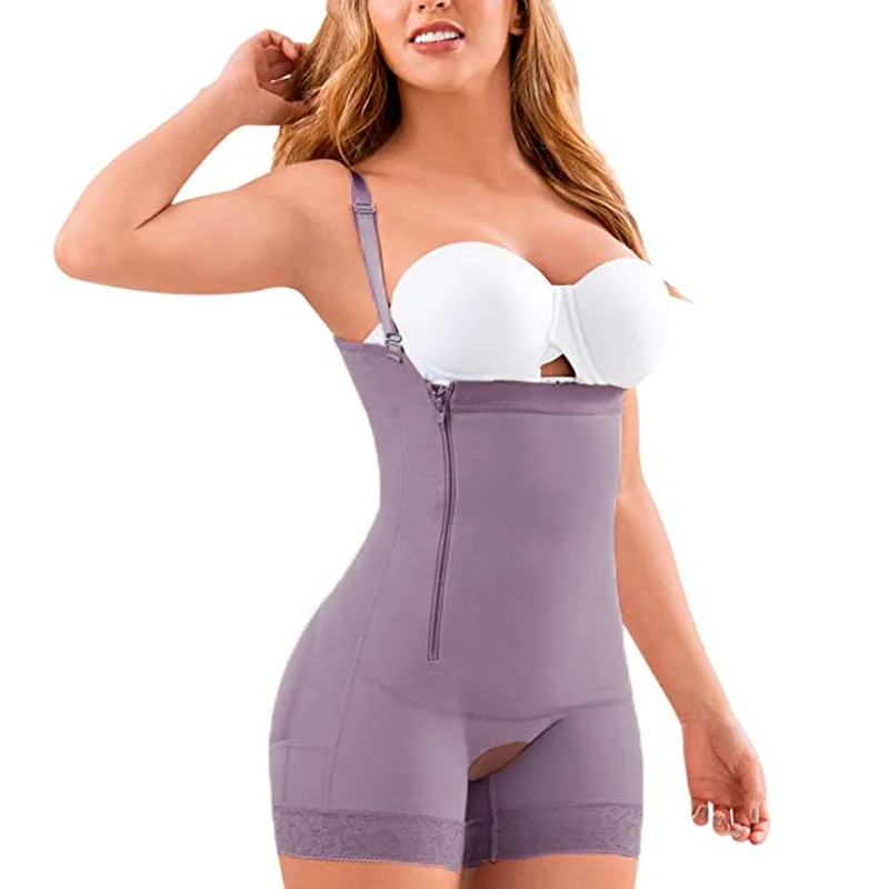 Women Waist Trainer Bodysuit Tummy Control Shapewear Full Body Shaper Slimmer Butt Lifter Flat Belly Underwear
