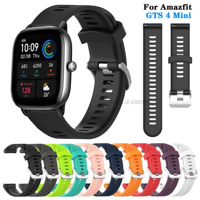 20mm Silicone Strap Huami Amazfit Gts 4 mini  Silicone Band Xiaomi Amazfit  Gts - Silicone - Aliexpress