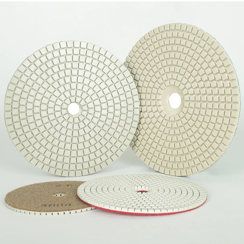 8 Inch 200 mm Wet Diamond Polishing Pads Granite Abrasive Polishing Tool Stone Marble Concrete Floor Grinding Sheet Disc hand polishing pads diamond dresser tool 1Pc