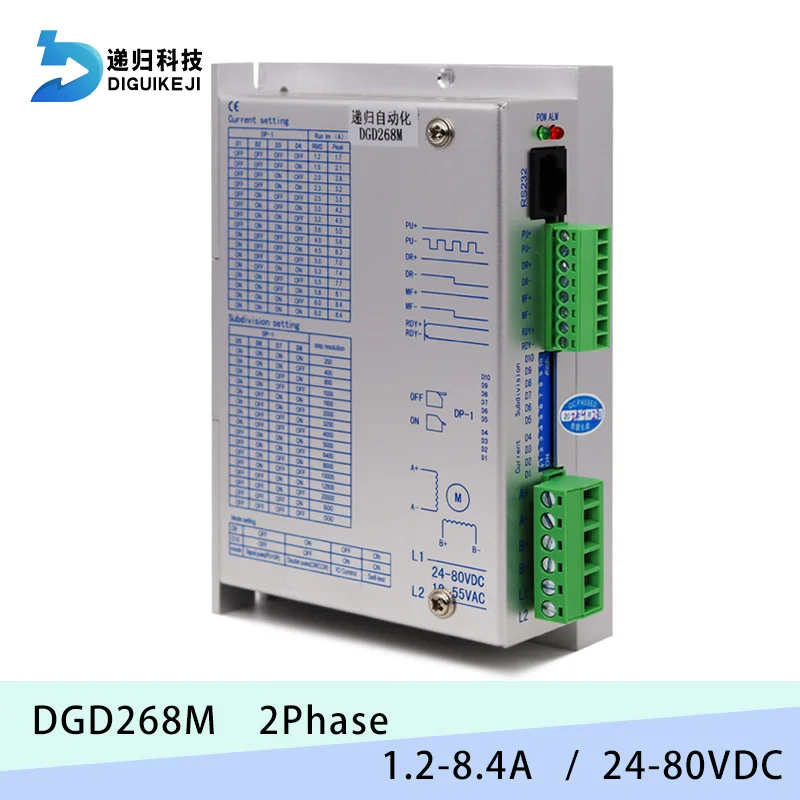 Fahrer de motor deslizante atual 0 7-7 a 2-phase suporte 24-40vdc compatível com nema 17/23/34 |