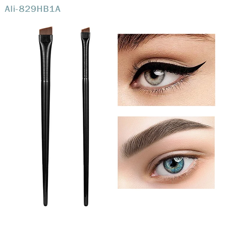 

Super Thin Eyebrow Brush Eyeliner Brush Synthetic Hair Angled Sharp MakeUp Tools