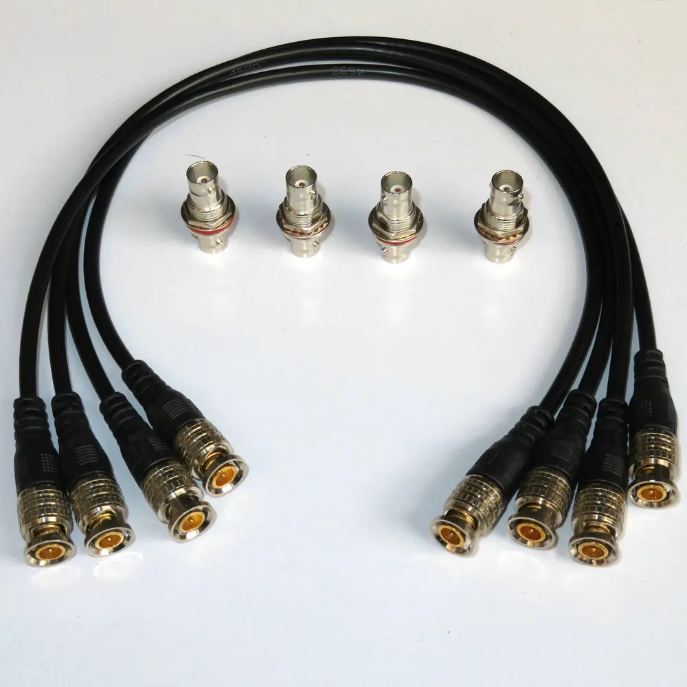 Antenna rack kit Front Mount Antenna Rack Kit GOLD BNC Fits Shure Wireless 4 20" Cables FMP420