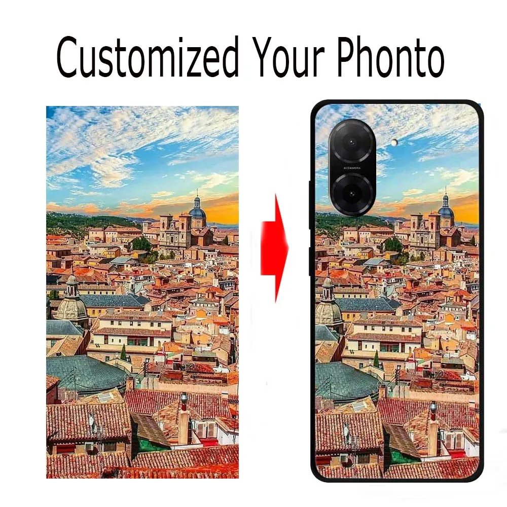 Personalized DIY Photo Customized Silicone Phone Case - Add Your Text & Image
