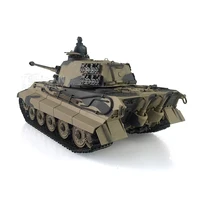 HENG LONG 1/16 7.0 Customized King Tiger RC Tank 3888A Barrel Recoil Metal Tracks Wheels Tiger II Steel Gearbox Bearing TH19745 2