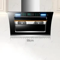 900mm Kitchen Range Hood Household Cuisine Side Suction Wall Mounted Intelligent Clean Campana Extractora De Cocina Hotte Cuisin 1