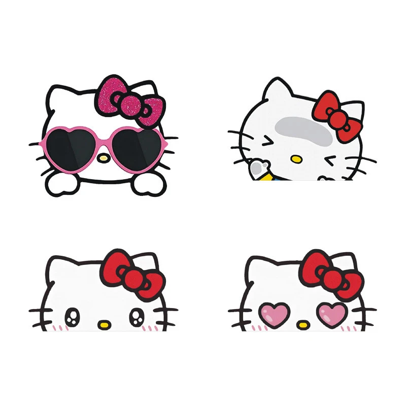 ♡⃛様♡専用 サンリオハローキティカーバックミラーステッカー、カワイイ漫画