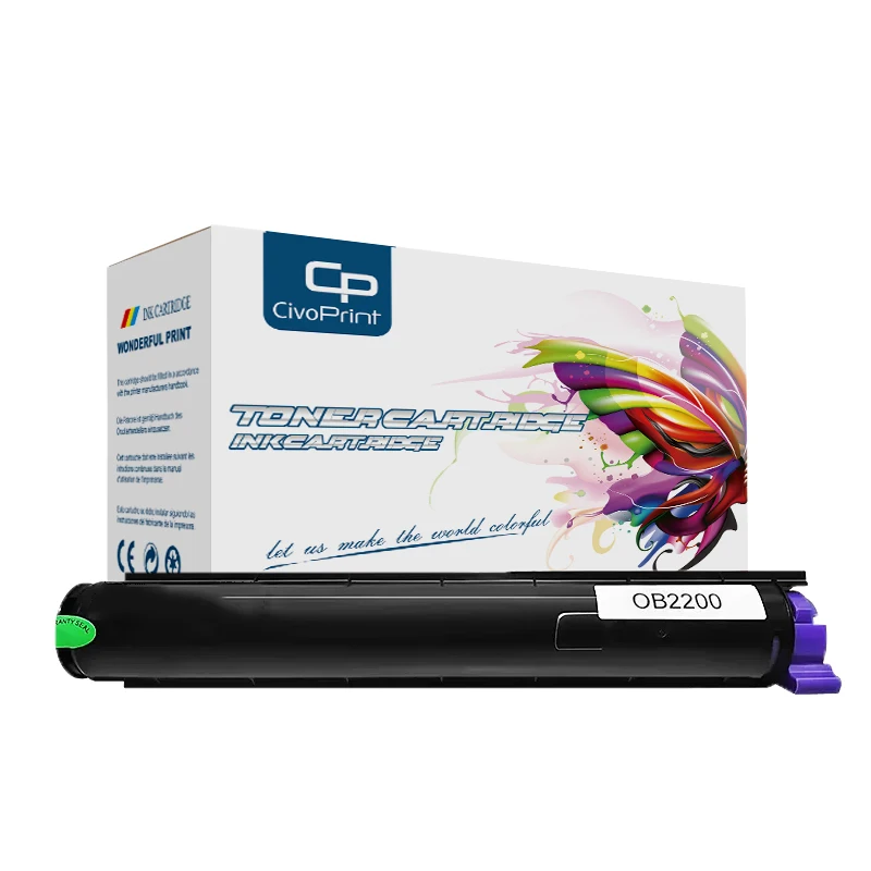 1 Pz Compatibile Oki B2200N B2400N Toner Oki B2200 Cartuccia Di Toner B2400 Stampante Toner