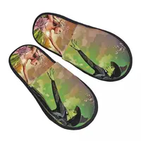 Custom W-Wicked The Musical Memory Foam Slippers Women Comfy Warm House Slippers 1