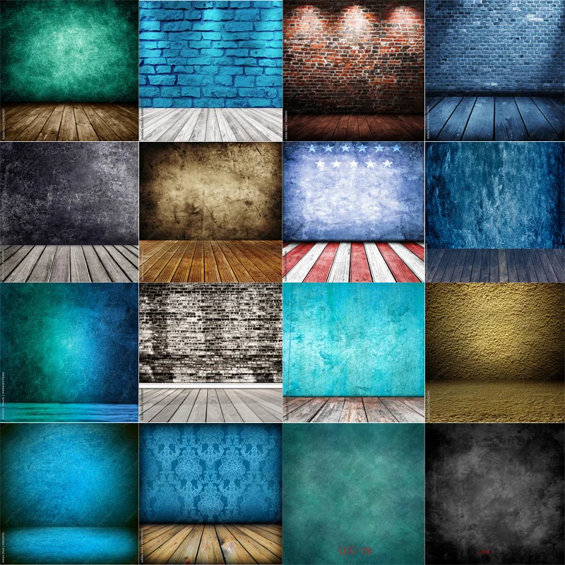 

Vinyl Abstract Vintage Photography Backdrops Props Cement Wall And Floor Photo Studio Background GV-04