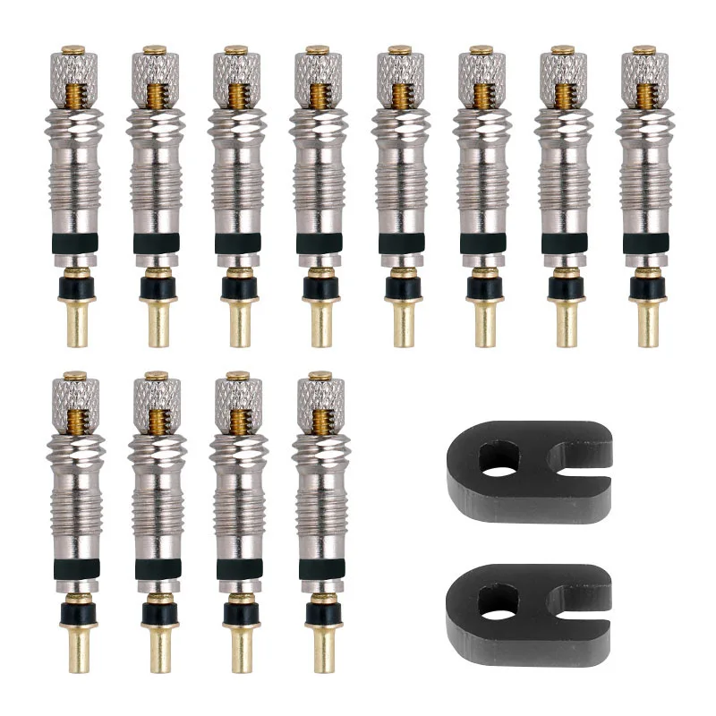 Bicycle Valve Core Bicycle Presta Valve Core Brass CNC 2/6/12PC for MTB Road Bike