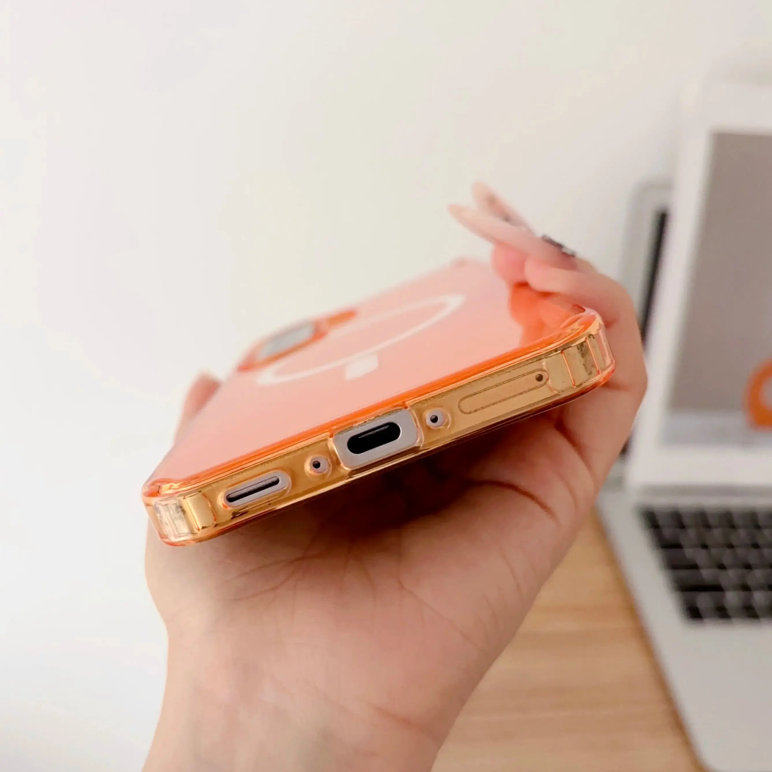 Hybrid Shockproof Magnetic Phone Case with Slim Hard PC Back Cover