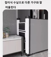 2/3 Steps Ladder Stool Ladder Folding White Folding Ladder Chair Carbon Steel High Stools Strong Load-bearing Kitchen Step Stool 6