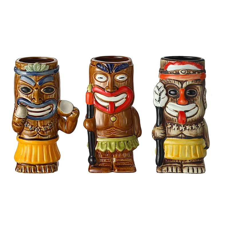 Tiki Mugs Ceramic Mug Party Cocktail Tumbler 1PCS