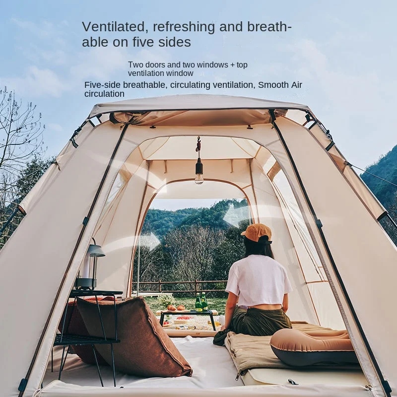 

Bersih Camping TentAutomatic Outdoor Tent Beach Tent Roof Top Tent Camping Tent Tent Camping Pop Up Tent Tents Outdoor Camping