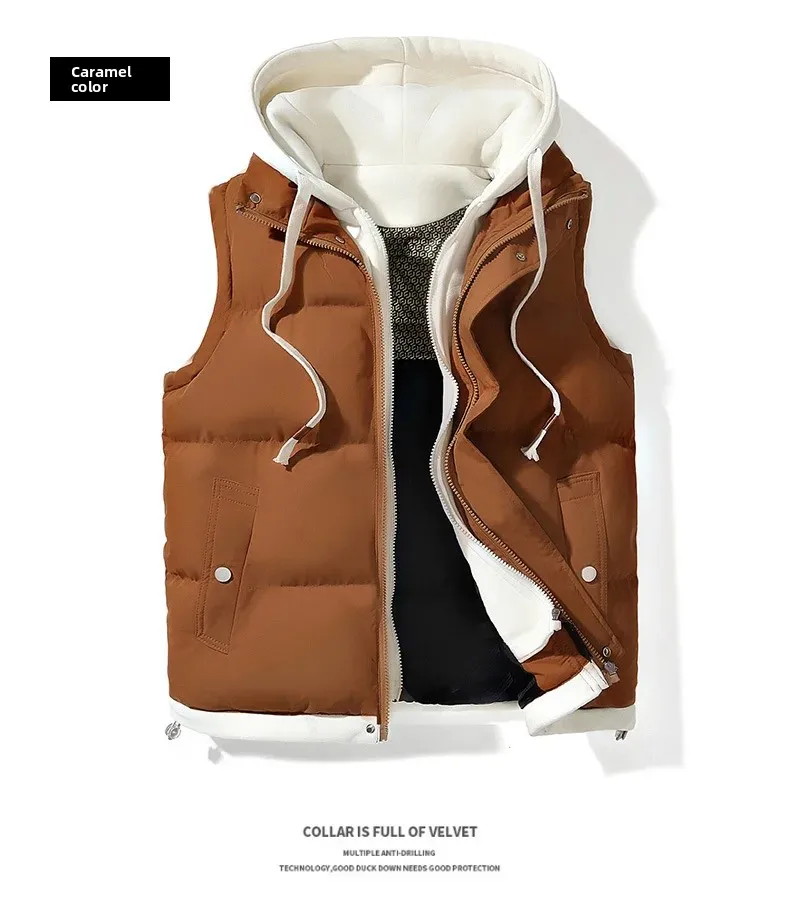 Unisex Loose Casual Cotton Vest