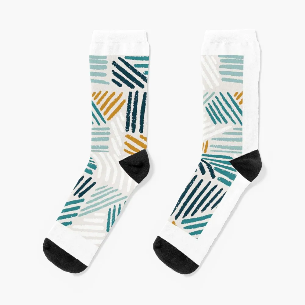 

Organic flat abstract element pattern Socks Golf Socks Socks Ladies