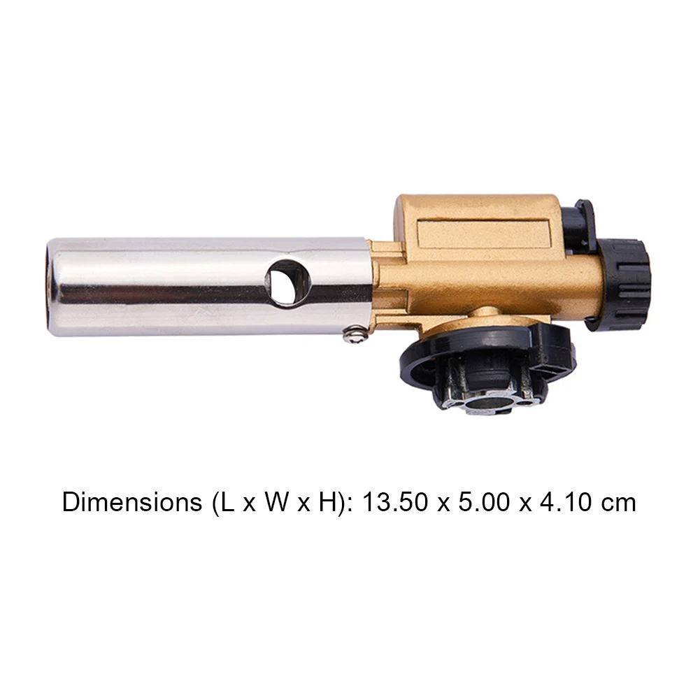 Metal Welding Gas Burner Flame Torch Gun Blowtorch Cooking Soldering Butane AutoIgnition Lighter Heating