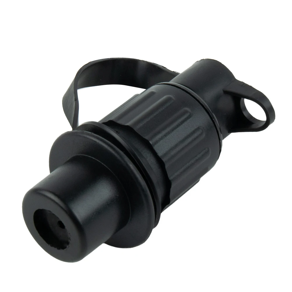 

High-Quality 3 Pin Waterproof Connector - Black, Plastic & Metal, 12V, IP68, Works With Caravans, Trucks, RV, Boats, Trailers