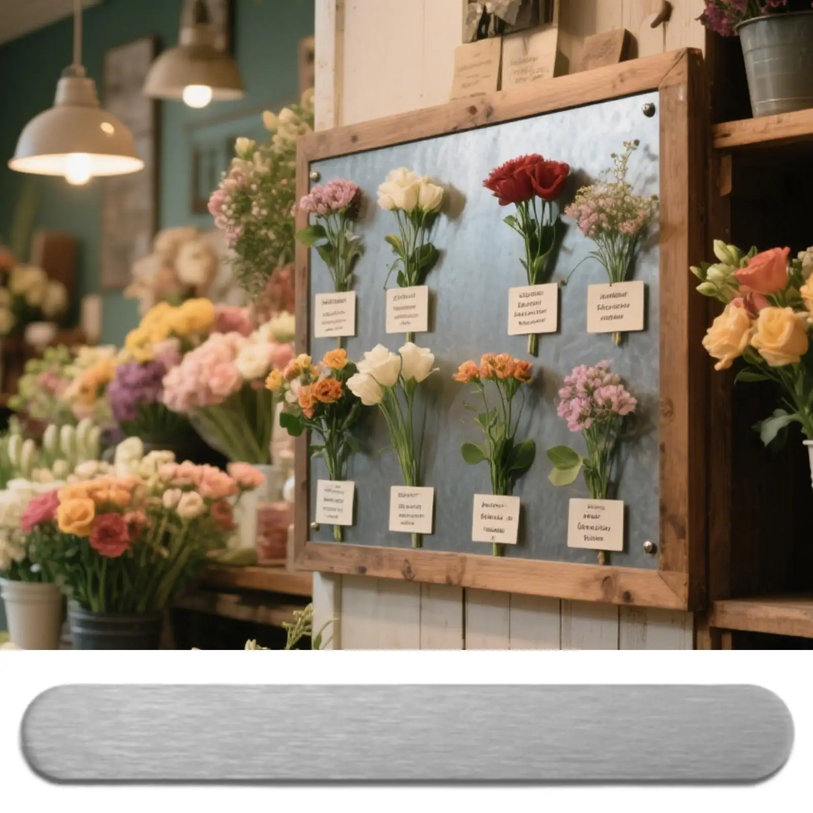 10pcs Metal Strips for Magnets Phone Case Steel Plates Self-Adhesive Metal Strips for Phone Case Vehicle Craft Room Fridge