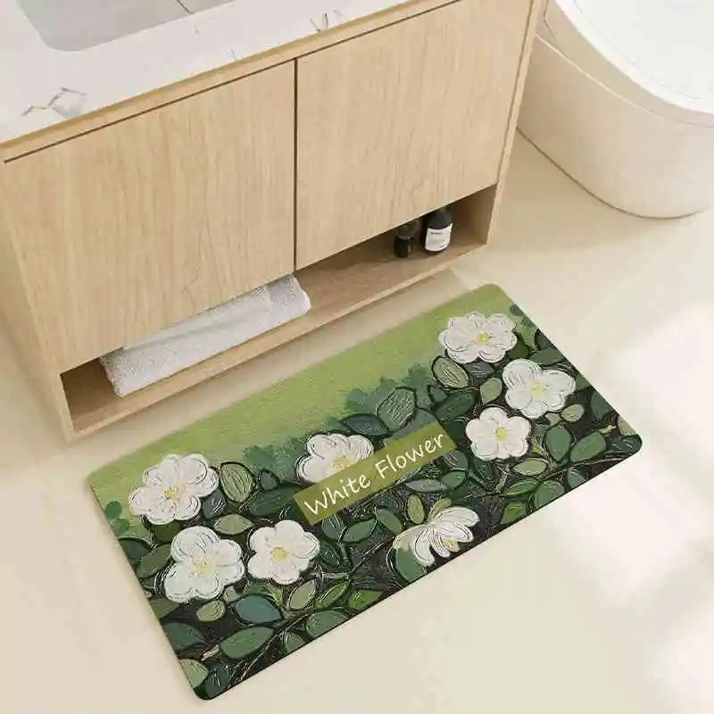 

bathroom entrance carpet floor mat, bathroom anti-skid mat