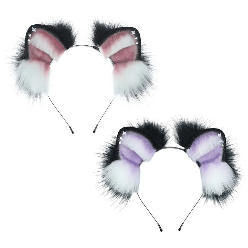 

Animal Ear Hairband Hair Hoop Headbands for Theme Parties Cosplay Costume