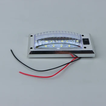LED 12V-24V pannello luminoso per interni auto lampada da lettura luci cabina ad alta luminosità per furgone camion RV barca Camper luci interruttore On Off