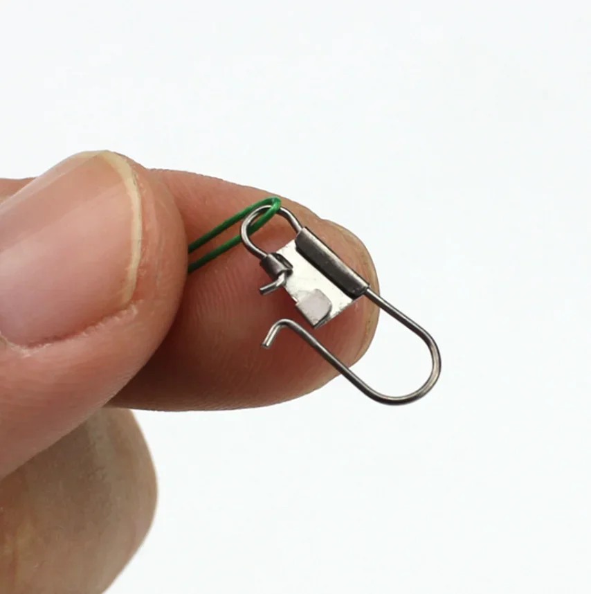 30CM Anti Bite Steel Fishing Line Steel Wire Leader with Swivel Snaps Lead Core Leash Fishing Wire Accessory