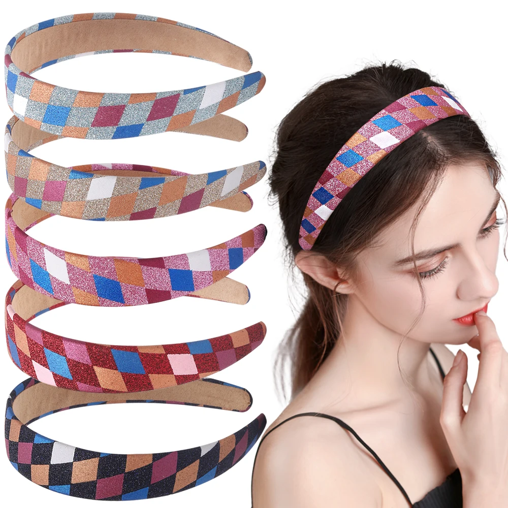 New Hot Selling Colours Satin Headbands Wide Non-slip Headband for Women Gilrs Colorful Comfortable Hard DIY Craft Headbands2023 the colours we share angelica dass