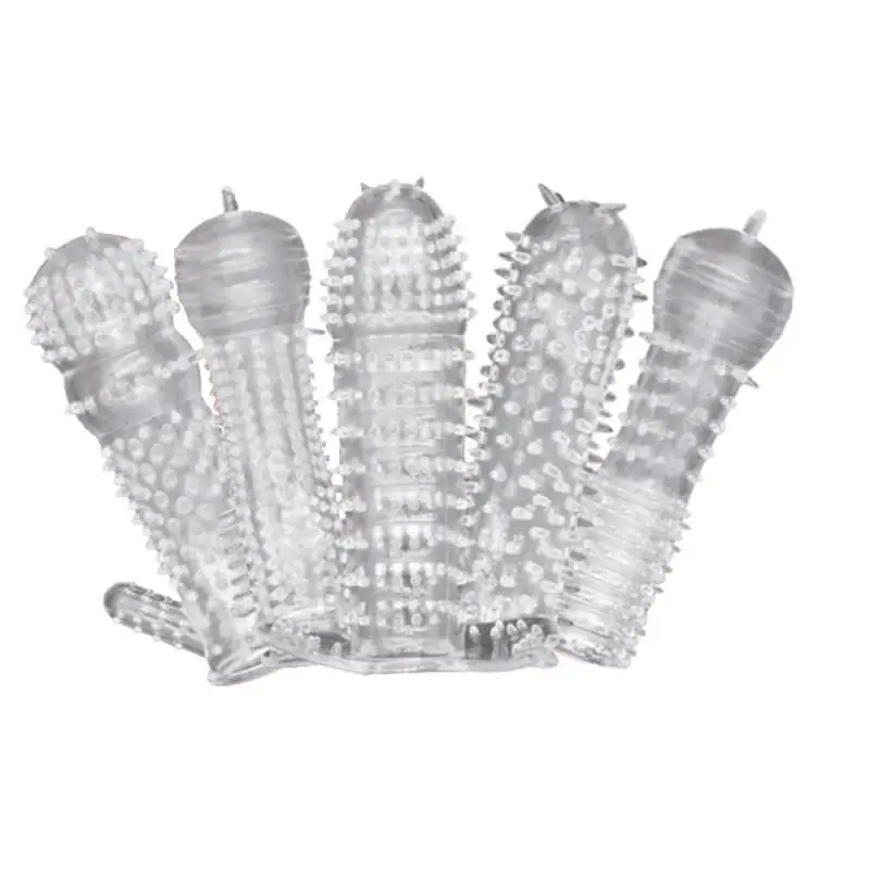 20231~20PCS Big  Cover Extender Male  Enlargement Sexy Dick Reusable Sexuality Silicone Condom Funny Adult Erotic Toys for_voghion.com
