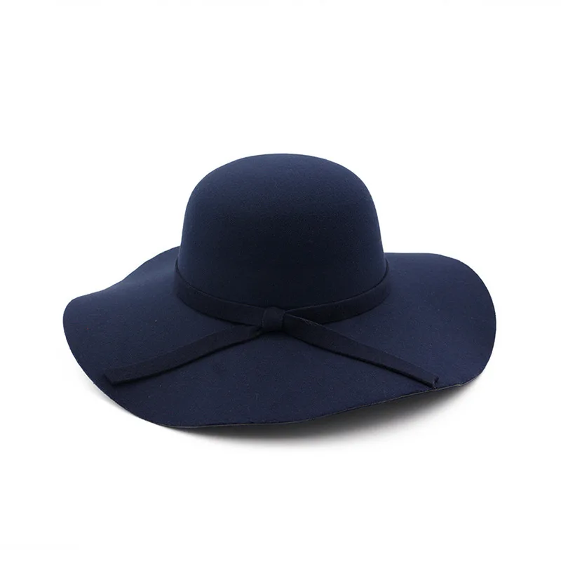 Bucket Hat Fashion Hat Wool Hat Fedora Hat Hat Fedora Hat Ladies Top Ladies Classic Fluffy Wide-brim Wool Felt Bowler Beach Warm Fedora Bucket cap