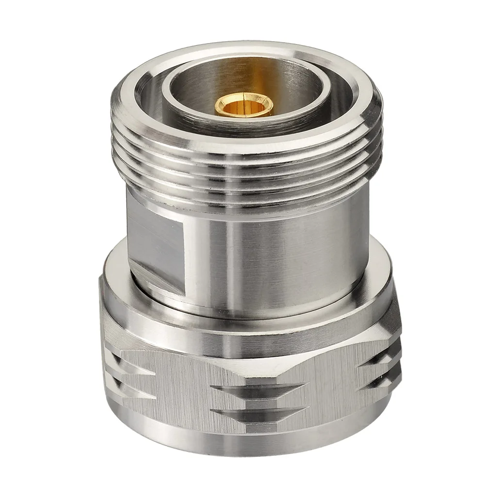 Superbat 5pcs 7/16 DIN Adapter Male to Female Straight RF Coaxial Connector Cable Adapter for Electronic Components