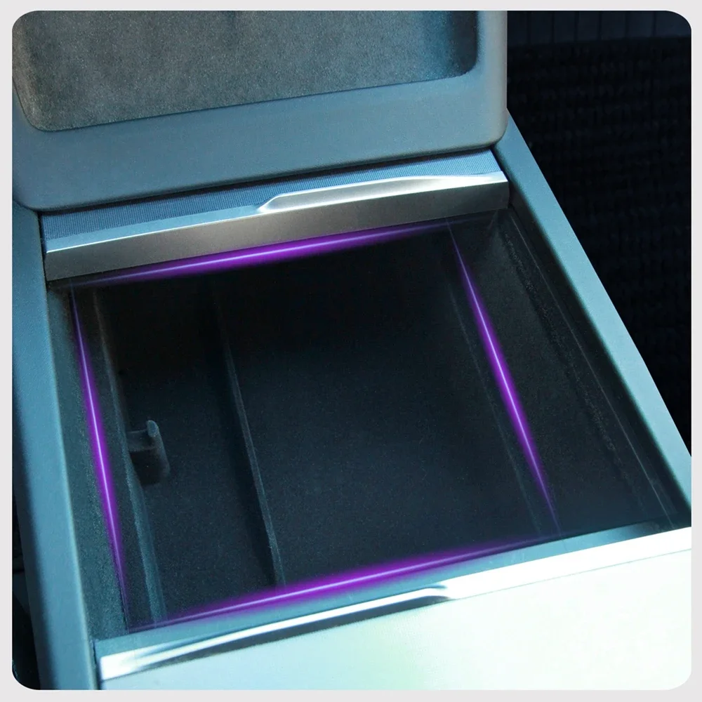 Storage Box for Tesla Model Y Juniper Launch 2025 Model 3 Highland Organizer Accessories Center Console Trays Hidden Cup Holder