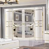 Lightweight Design King Bed Leather Wooden Turkish Modern Size Luxury Furniture Bedroom Set 4