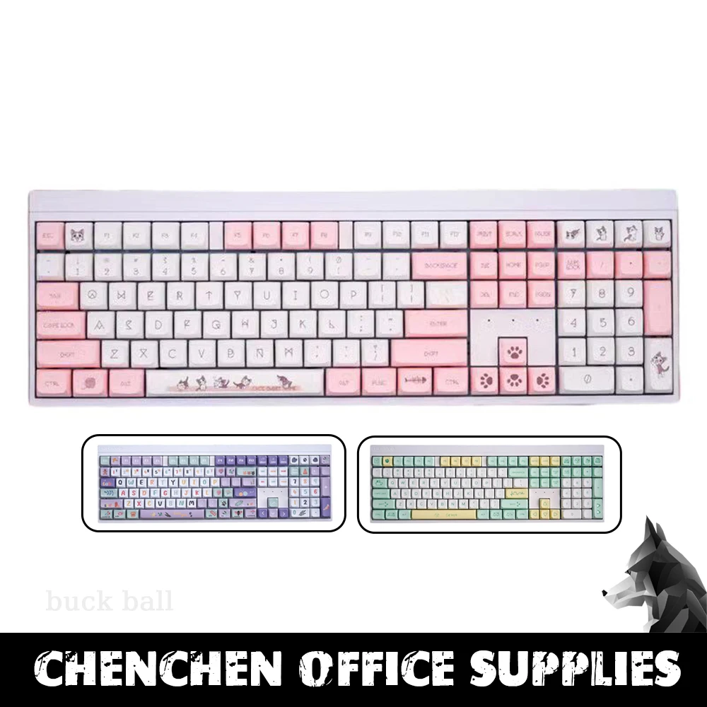 

New CHERRY MX2.0S Mechanical Gamer Keyboard PBT 2.4G Bluetooth USB Wired Keyboard 109key Keycap Office E-sports Gaming Keyboard