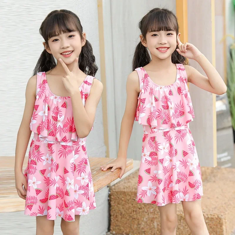 Girls Swimwear Swimsuit Girl UPF50 UV Protection Children's Swimwear Long Sleeve Cute Bathing Suit Kids Beach Rash Guard Swimming Surfing Suit