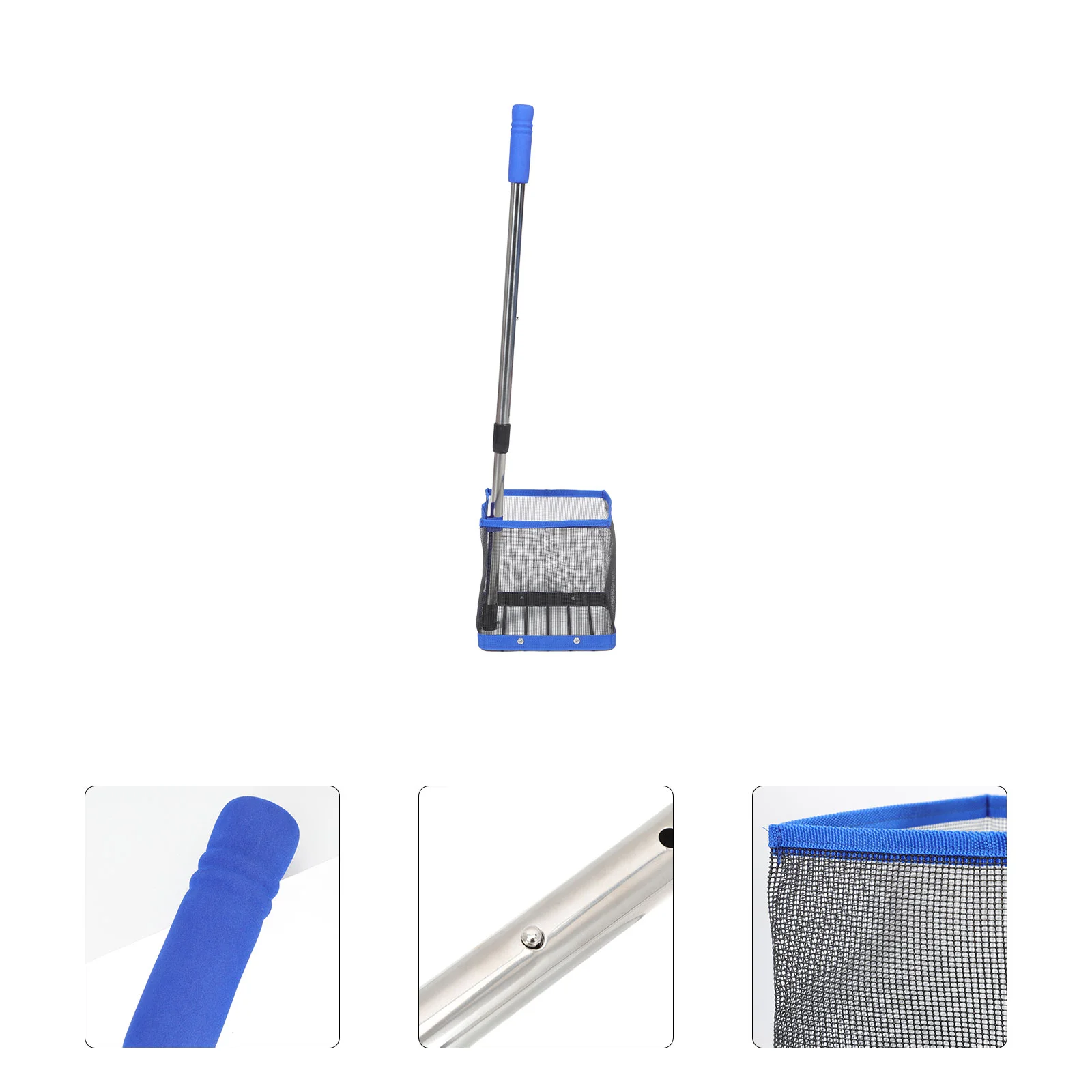 

Table Tennis Ball Picker Nylon Pingpong Container Metal Portable Retriever Telescopic Handle