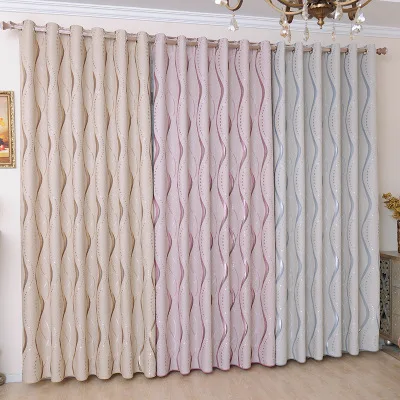 colorful-design-print-jacquard-blackout-fabric-ready-made-curtain