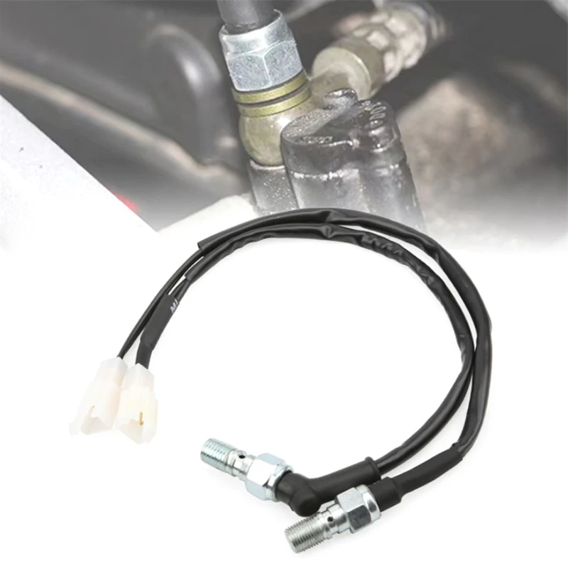 유니버설 오토바이 중공 볼트 유압 브레이크 압력 후방 라이트 스위치 M10*1.25MM 모토 액세서리