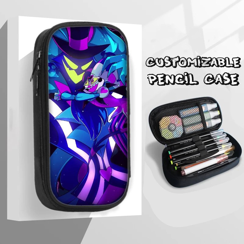 

Пеналы для карандашей 21 см X 10 см, холщовые мультяшные рисунки со шлемом босса столаса, аниме, модные Канцтовары для детей, школьные принадлежности
